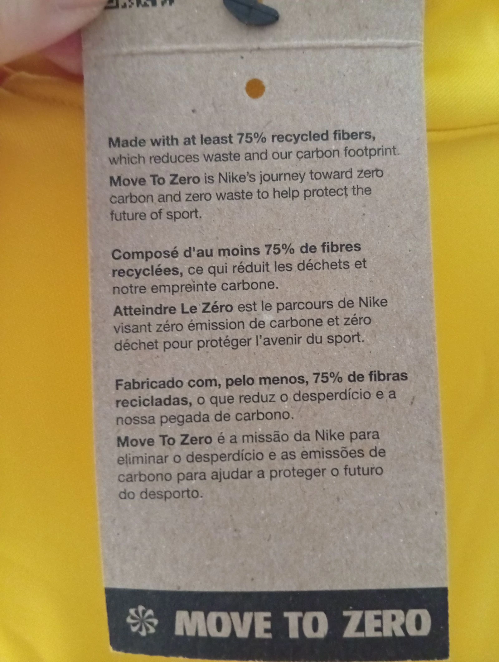 Camisa de futebol Nike ecológica 75% em fibras recicladas – photo 4